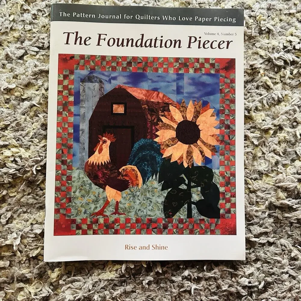 Lot of 5 The Foundation Piecer Quilt Pattern Journals Vintage Paper Piecing